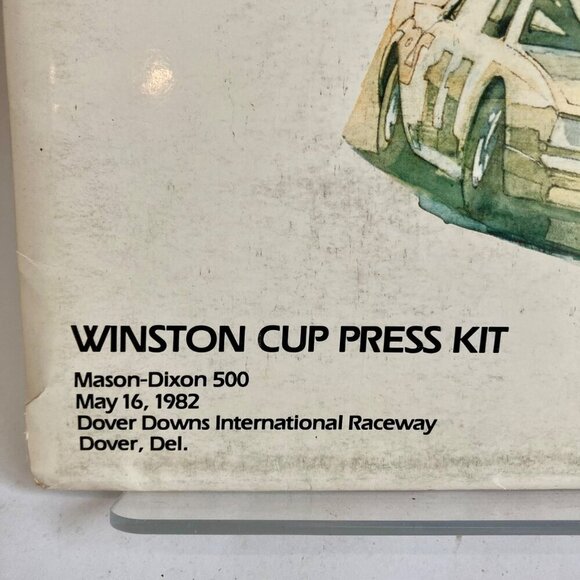 1982 NASCAR Winston Cup Press Kit Mason Dixon 500 Dover Downs Raceway Vintage - Picture 2 of 11